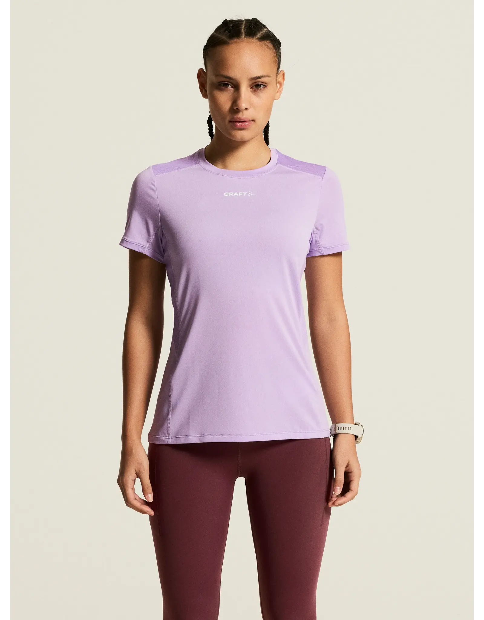 Craft ADV ESSENCE SS TEE 2 W-LILAC