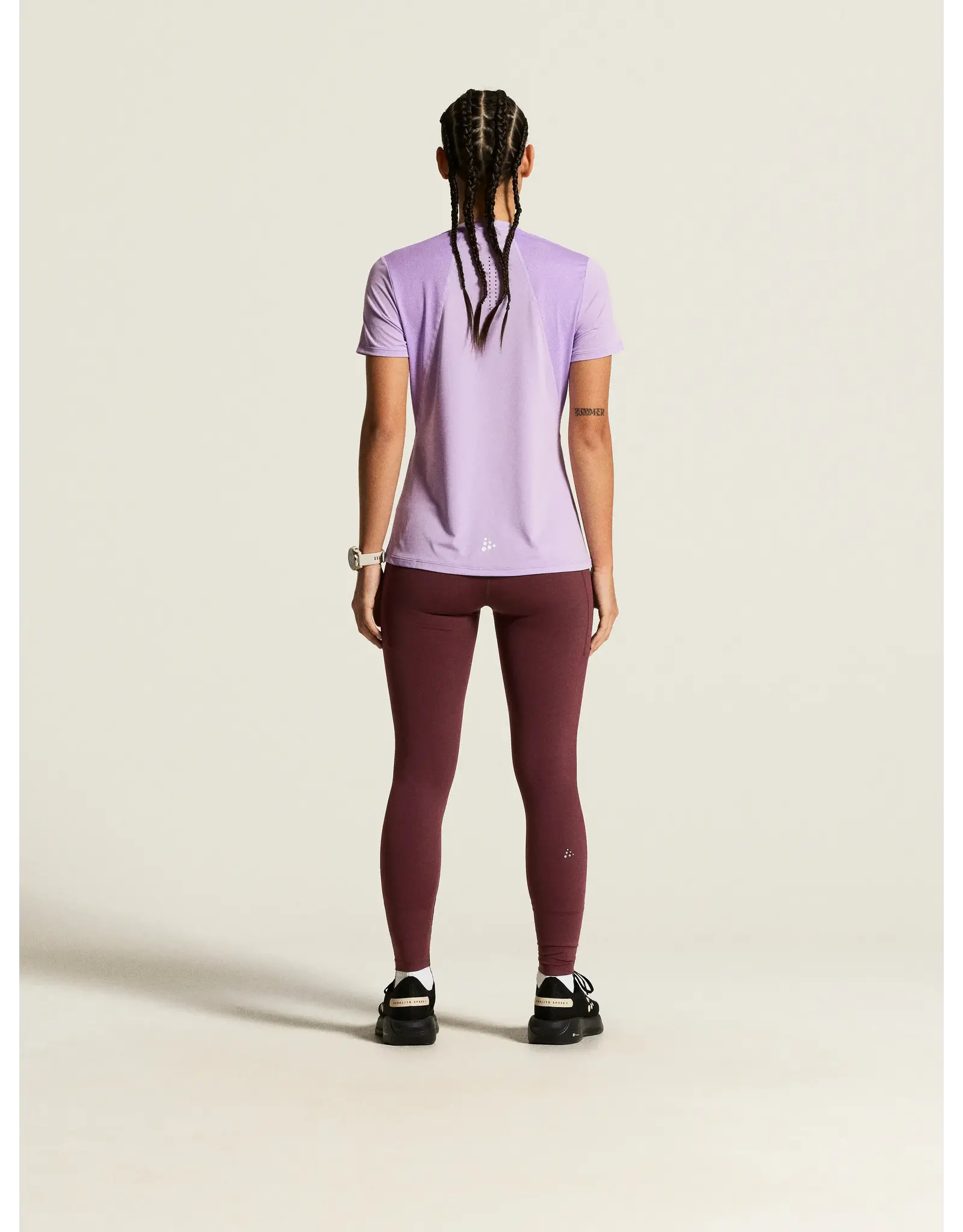 Craft ADV ESSENCE SS TEE 2 W-LILAC
