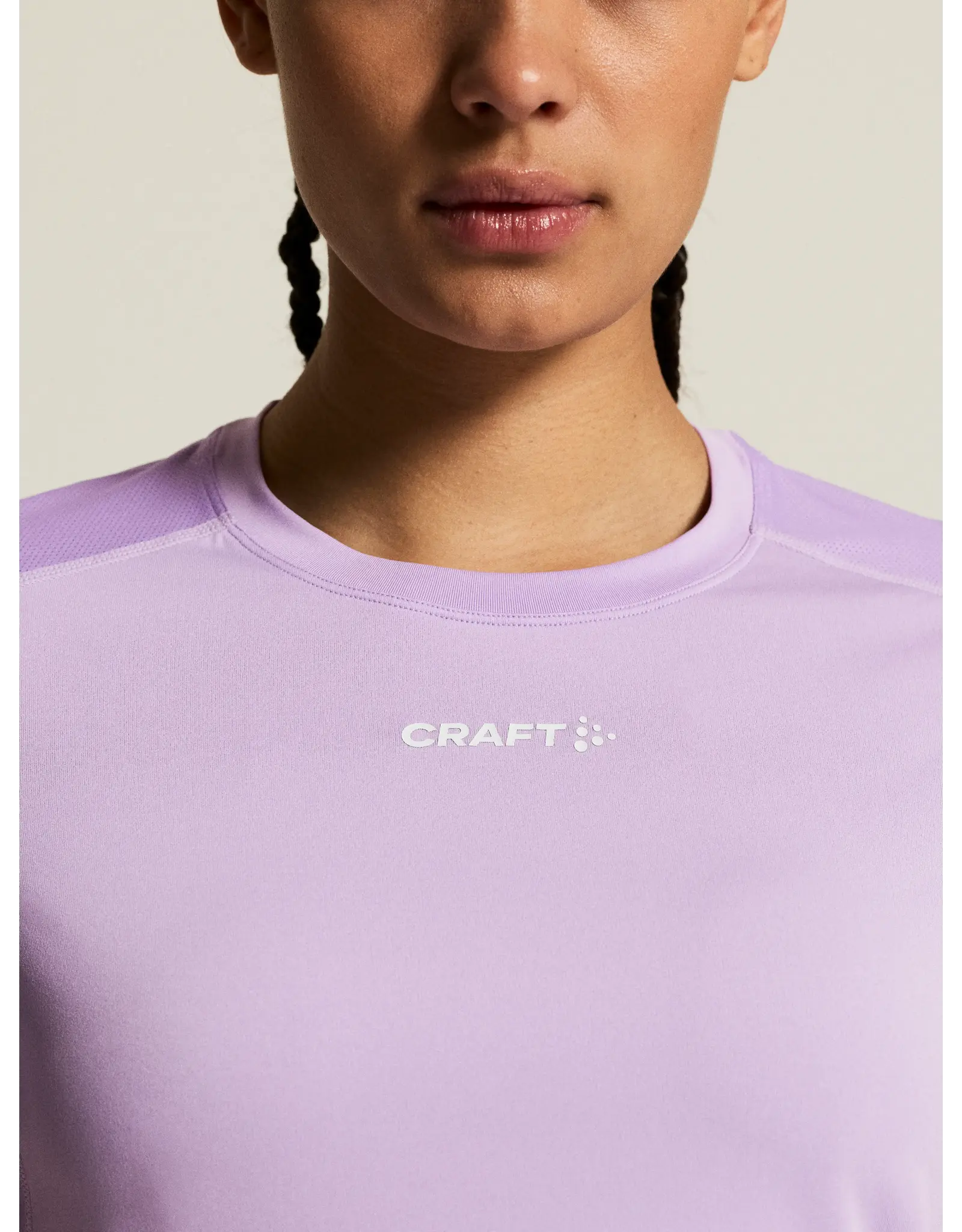 Craft ADV ESSENCE SS TEE 2 W-LILAC