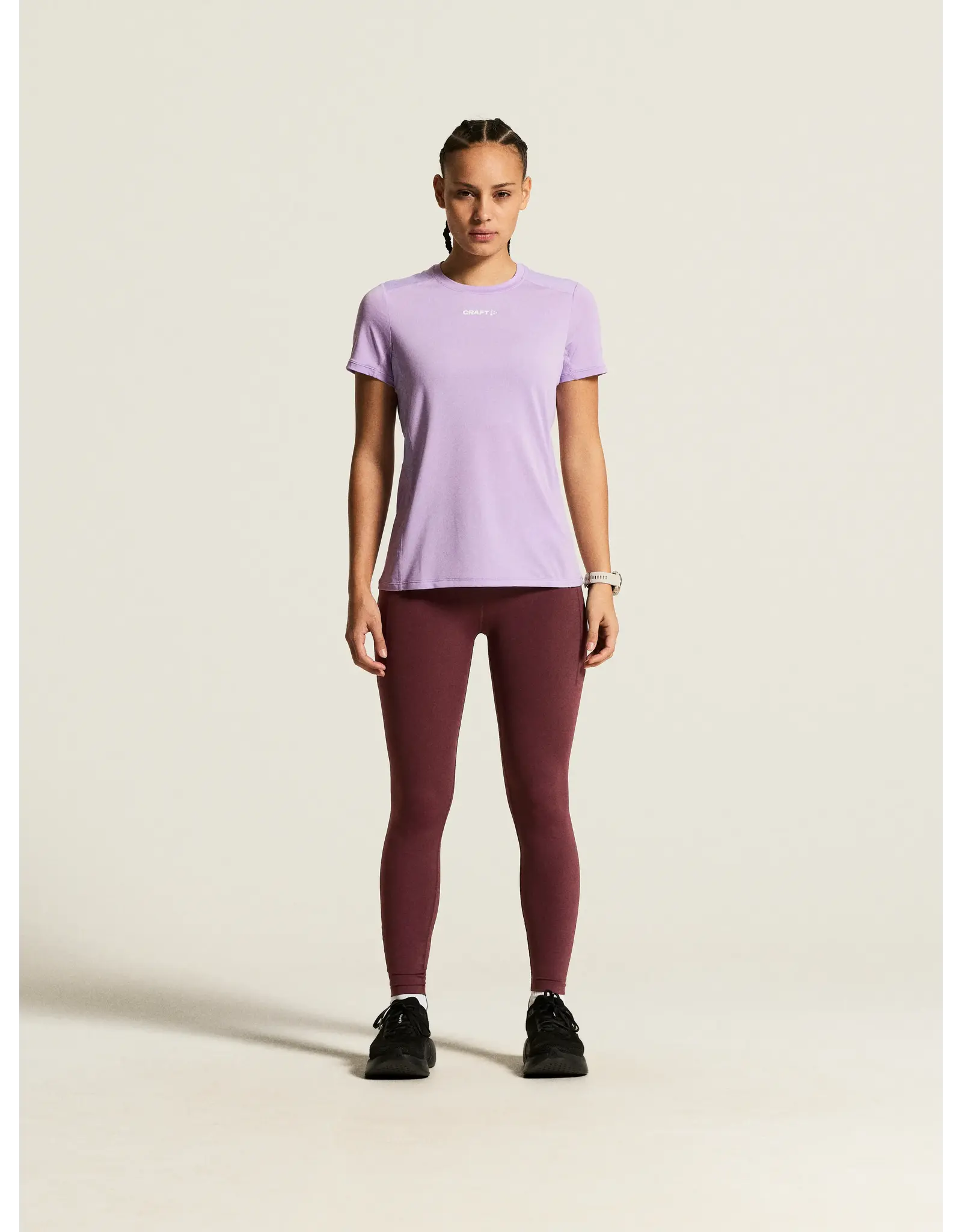 Craft ADV ESSENCE SS TEE 2 W-LILAC