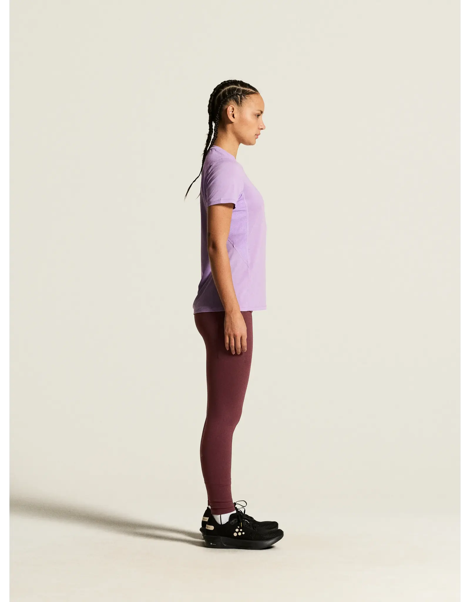Craft ADV ESSENCE SS TEE 2 W-LILAC