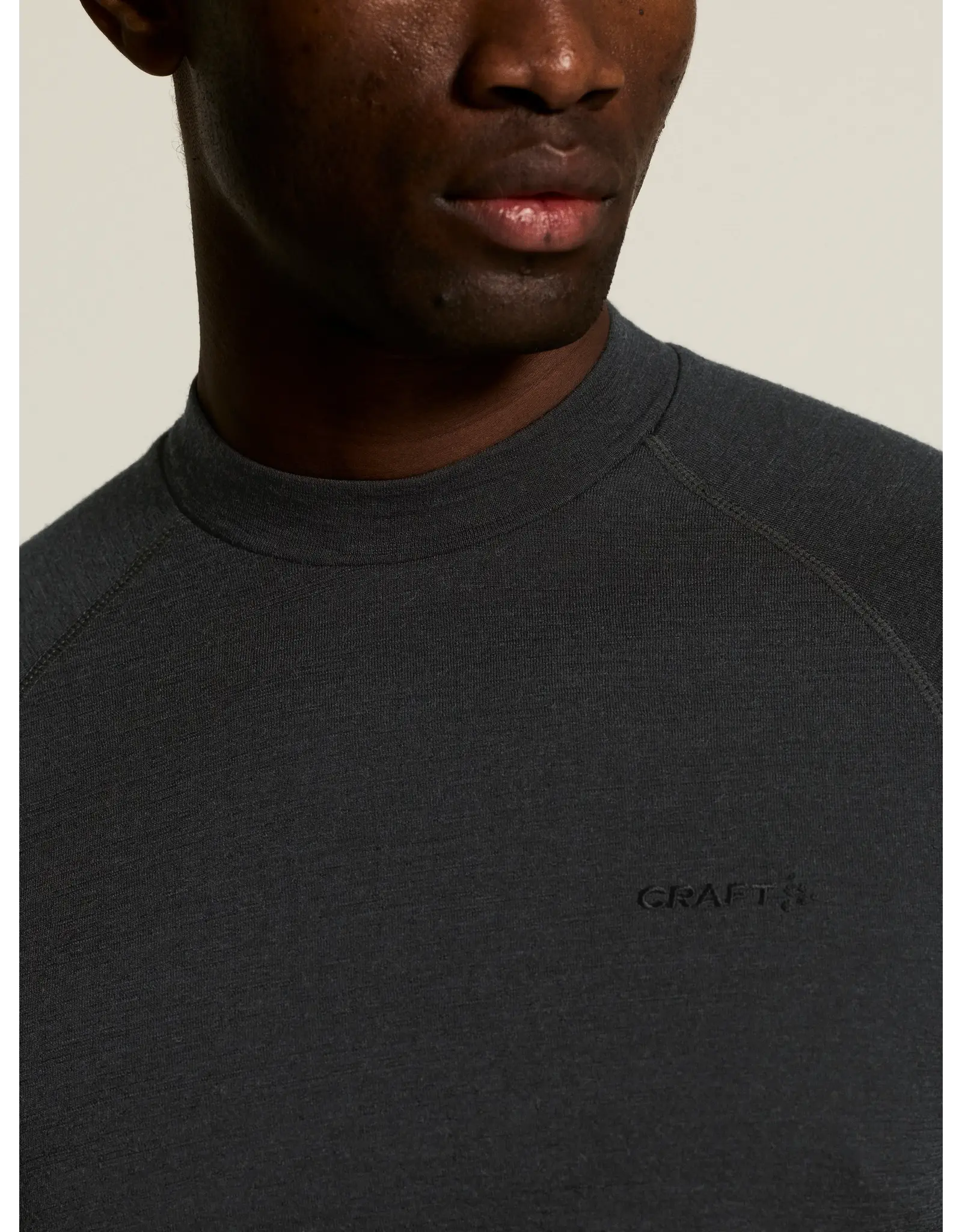 Craft WOOL COMFORT RN LS M-BLACK