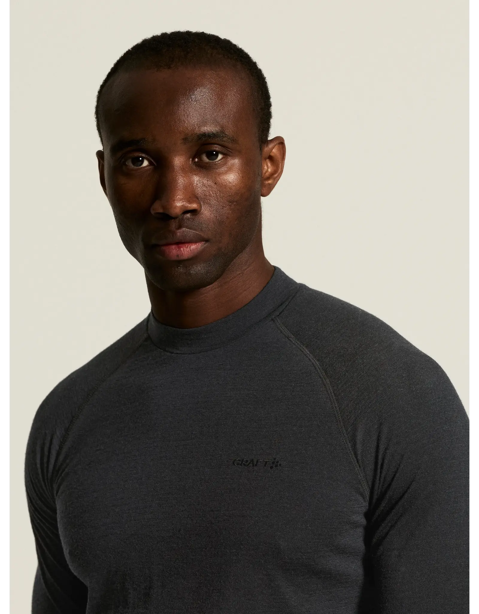 Craft WOOL COMFORT RN LS M-BLACK