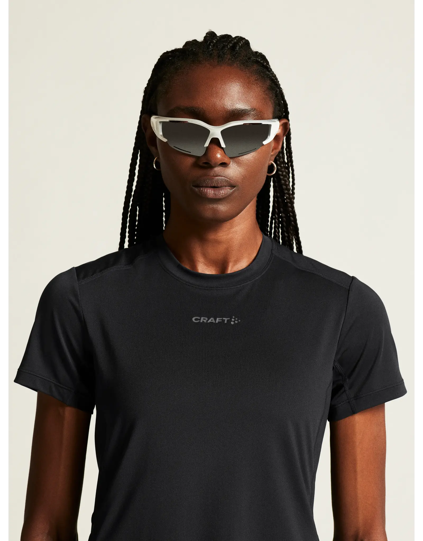 Craft ADV ESSENCE SS TEE 2 W-Dames-BLACK