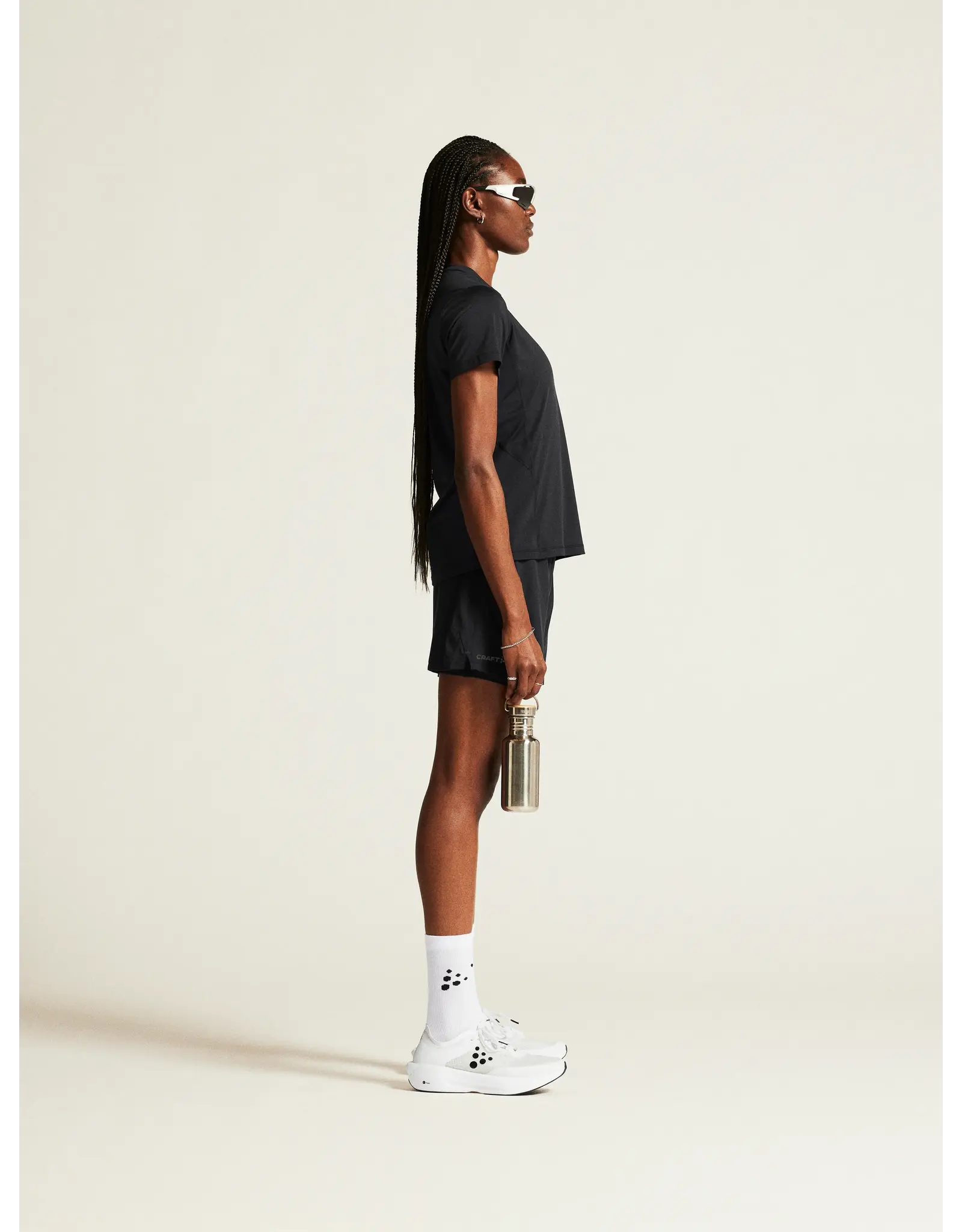 Craft ADV ESSENCE SS TEE 2 W-Dames-BLACK