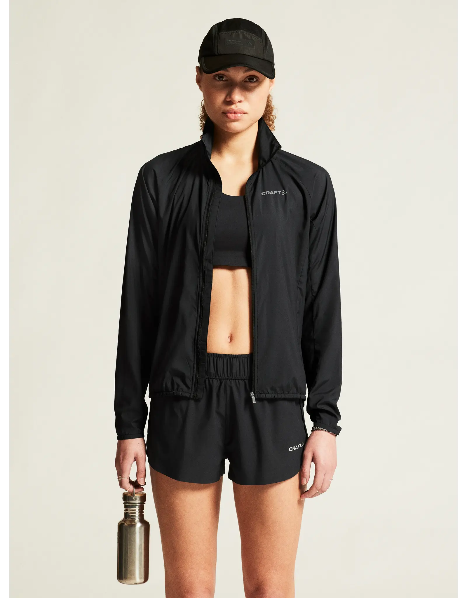 Craft CORE ESSENCE WIND JACKET W-Dames-BLACK