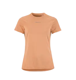 Craft ADV ESSENCE SS TEE 2 W-Dames-LIGHT SYRUP