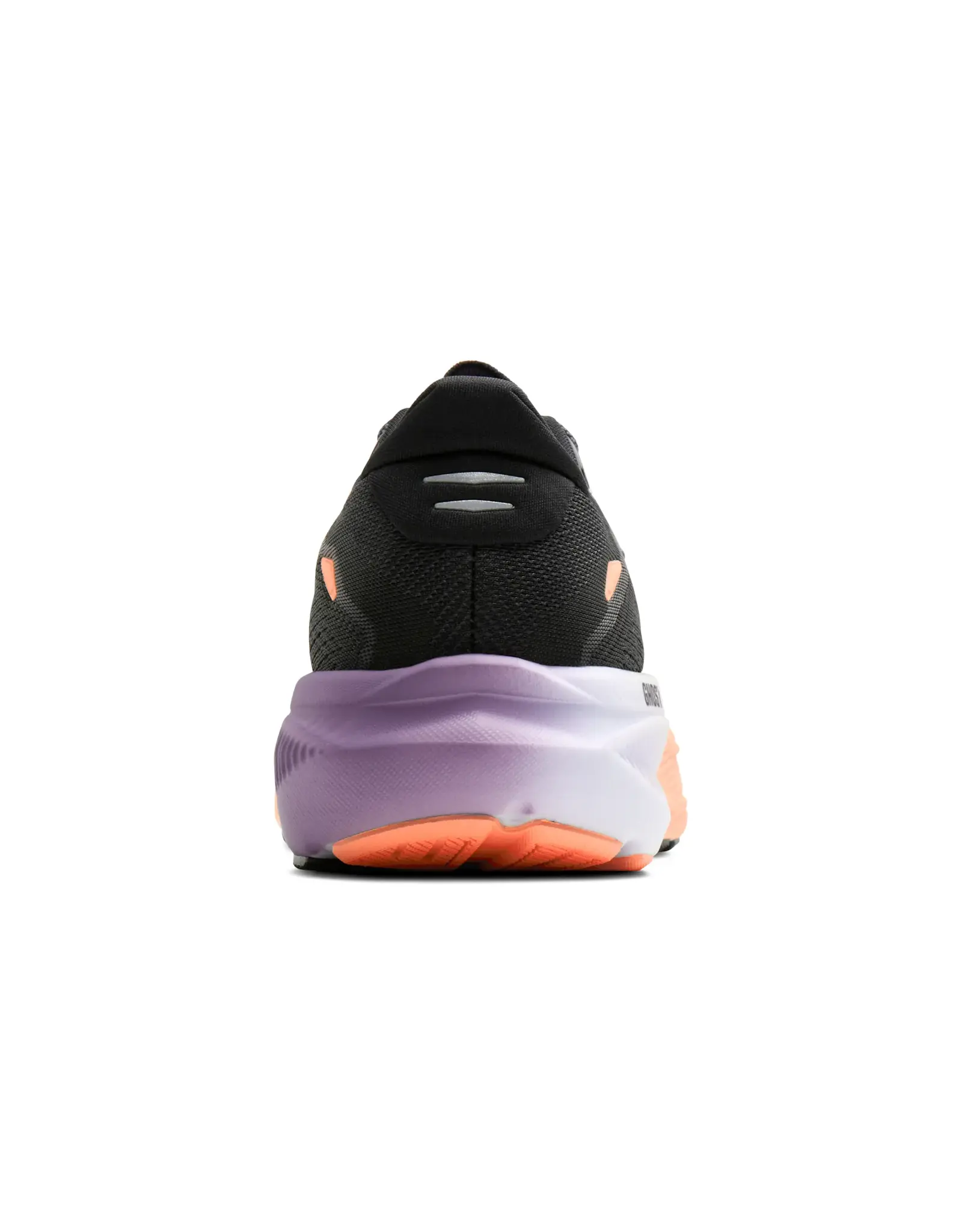 Brooks Ghost 18-Dames-Black/Mulled Grape/Peach