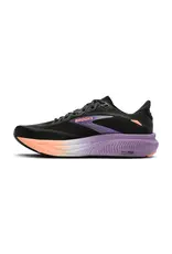 Brooks Ghost 18-Dames-Black/Mulled Grape/Peach