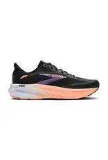 Brooks Ghost 18-Dames-Black/Mulled Grape/Peach