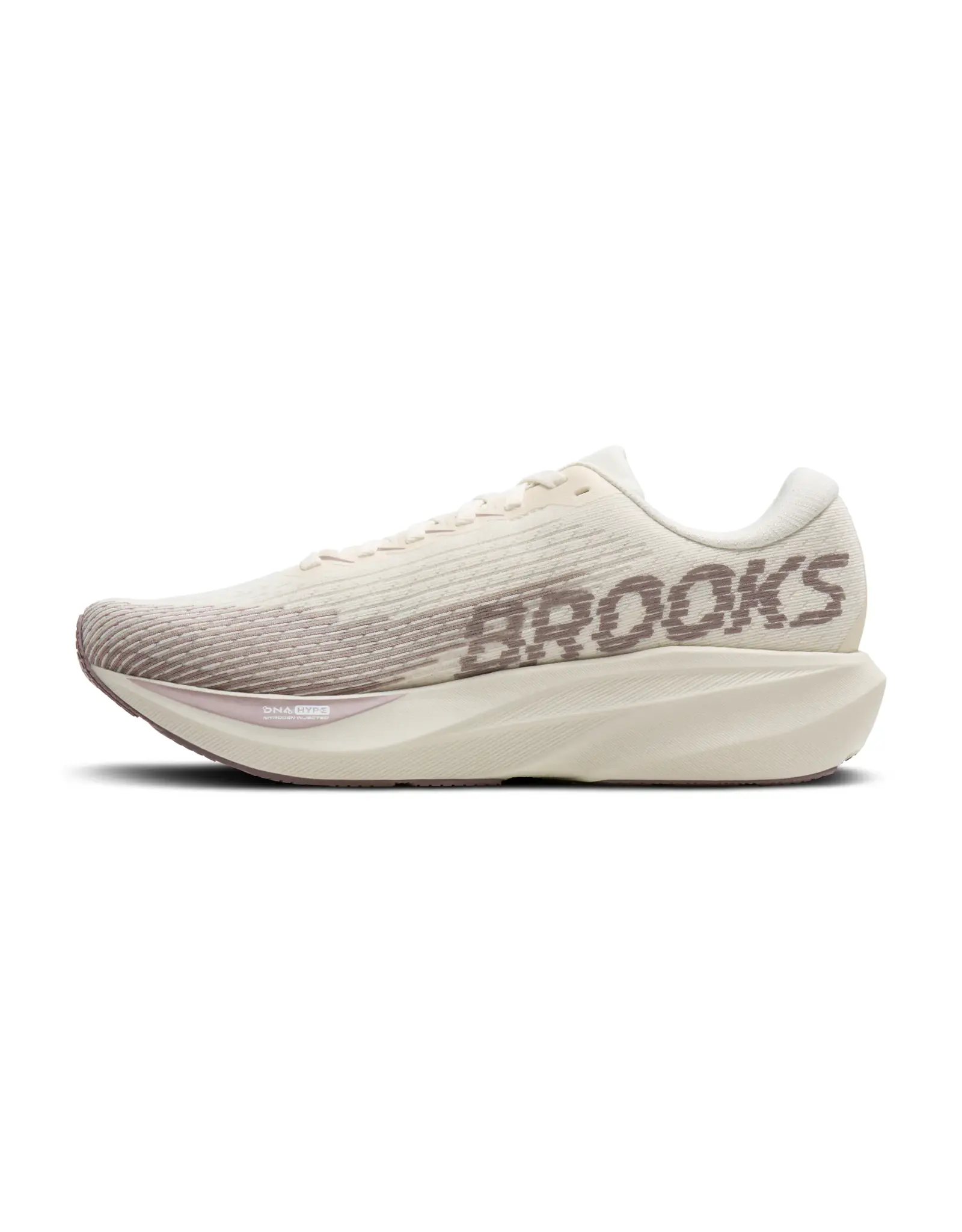 Brooks Ghost Amp-Dames-Arctic Wolf/Dove/Pink