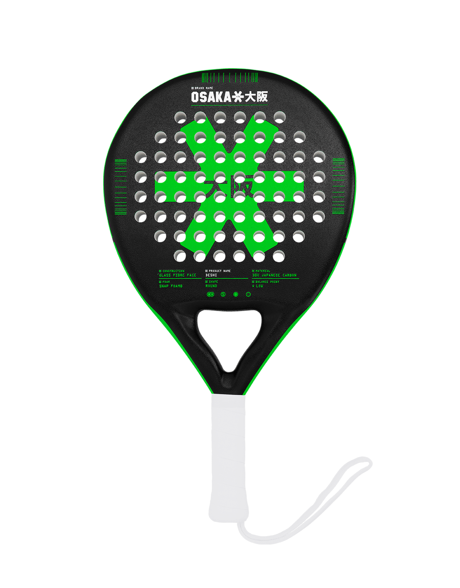 Osaka DESHI RACKET-ICONIC BLACK