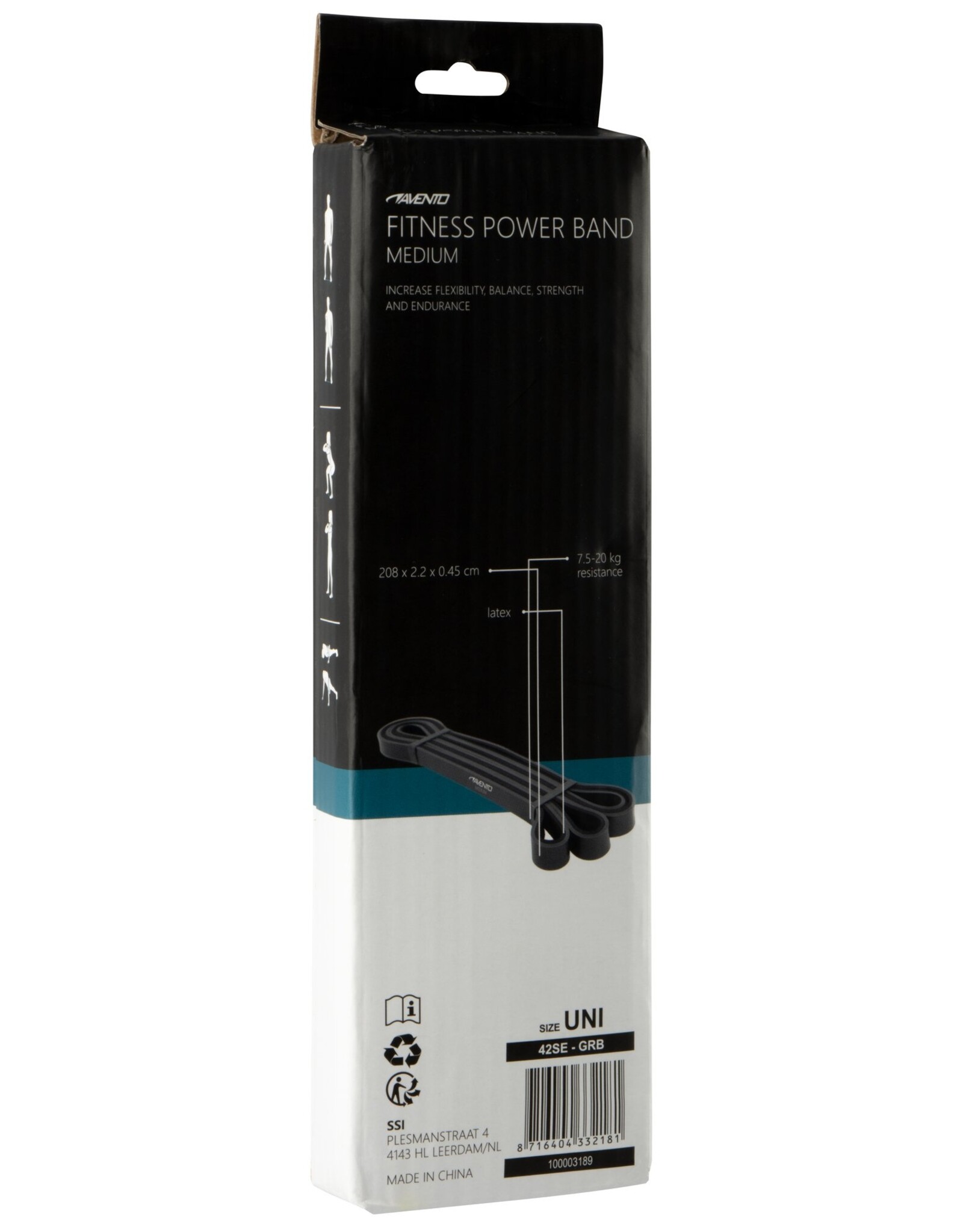 Avento Fitness Powerband Latex • Medium •