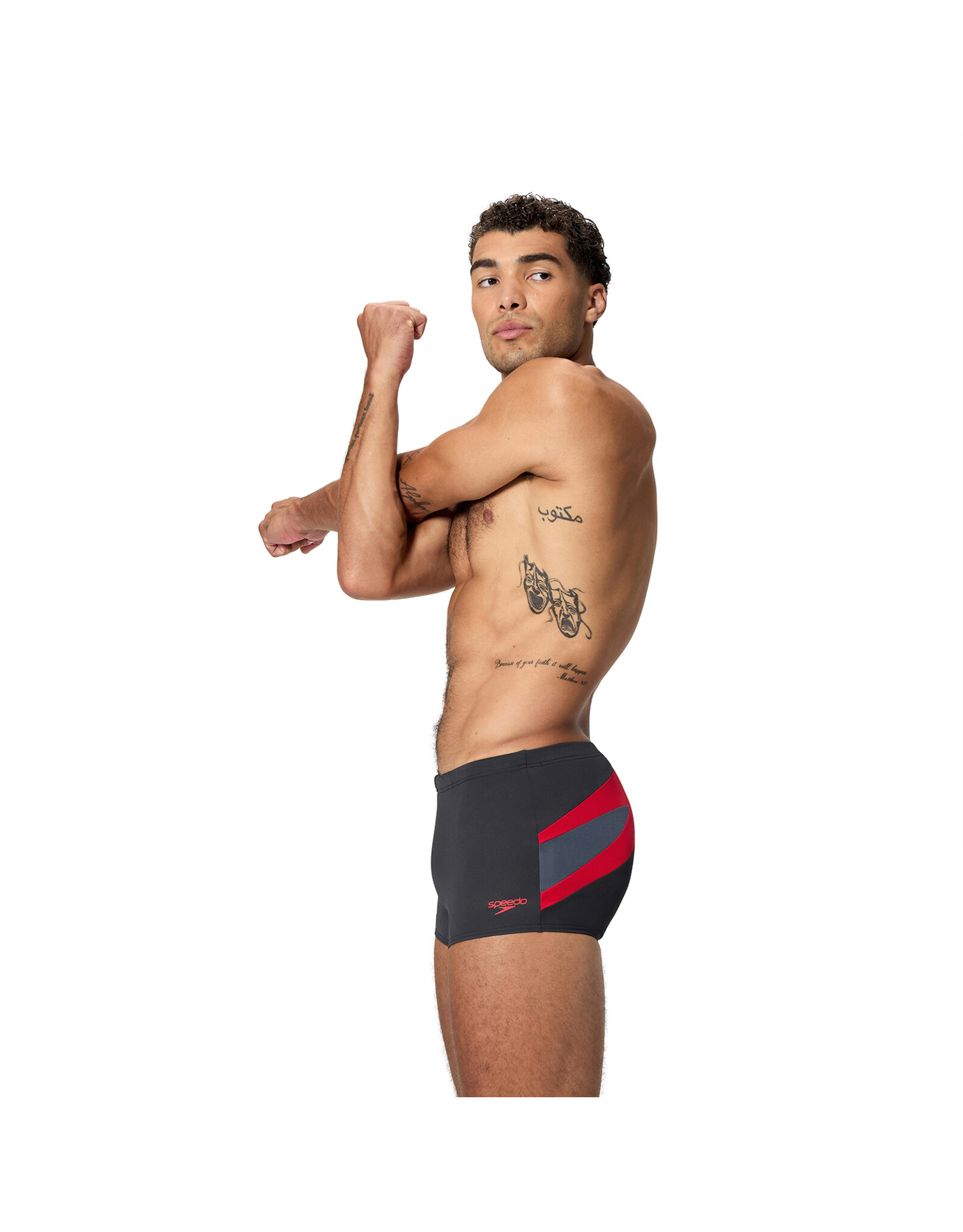 Speedo HYPERBOOM AQSH BLA/RED