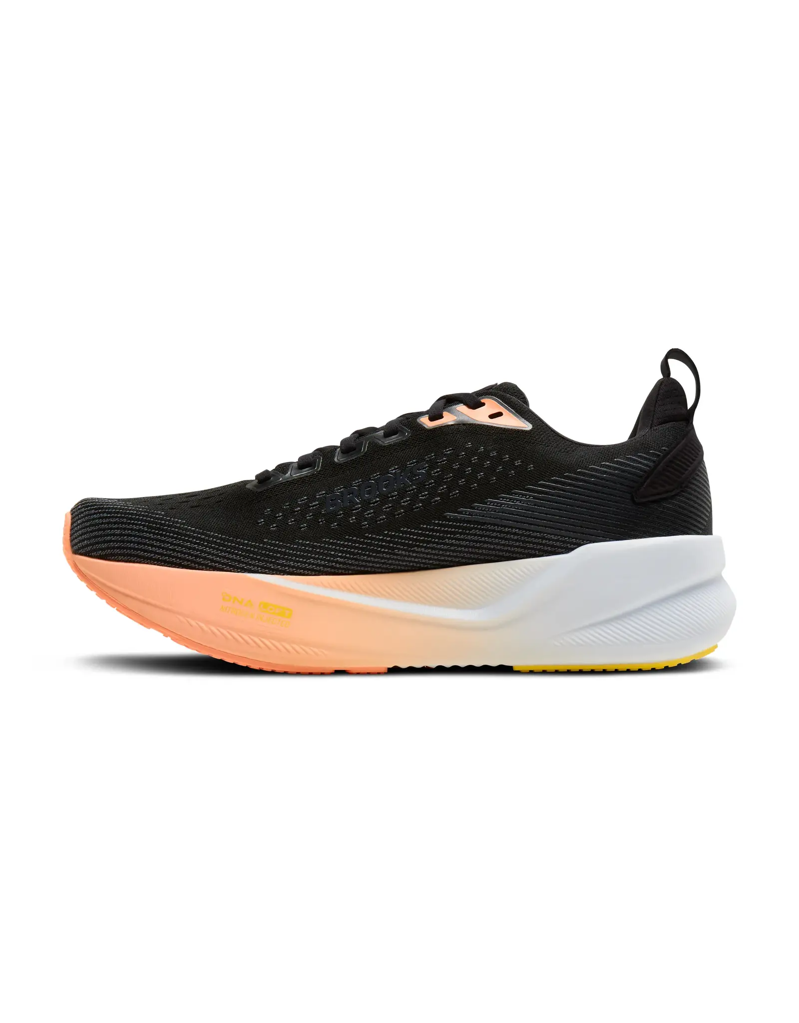 Brooks Ghost Max 4-Dames-Black/Folkstone/Cyber Peach