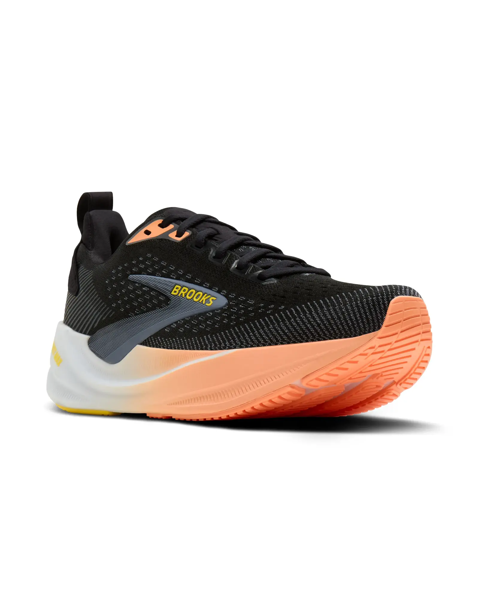 Brooks Ghost Max 4-Dames-Black/Folkstone/Cyber Peach