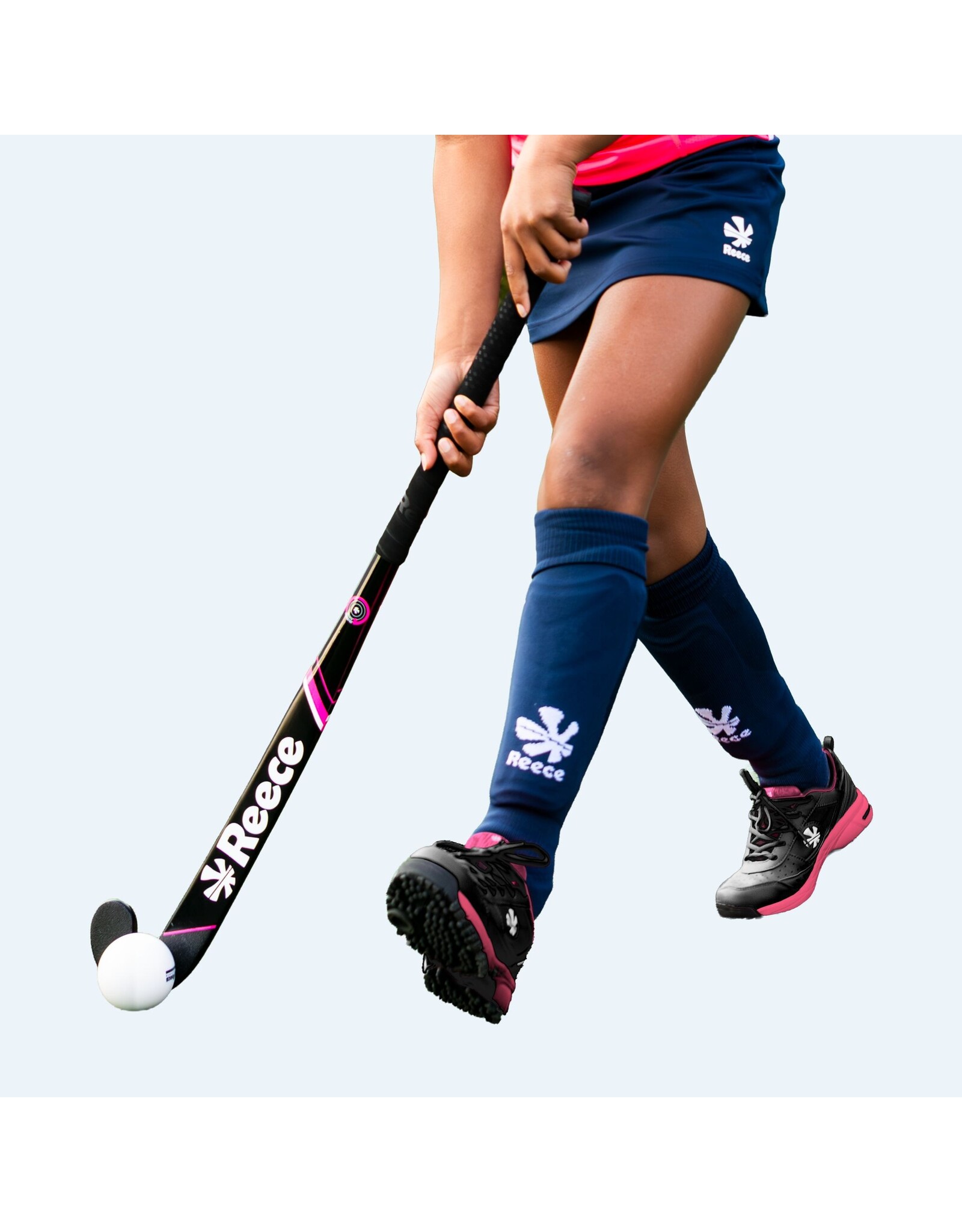 Reece Powerpitch Hockey Shoe Outdoor-Black-Pink