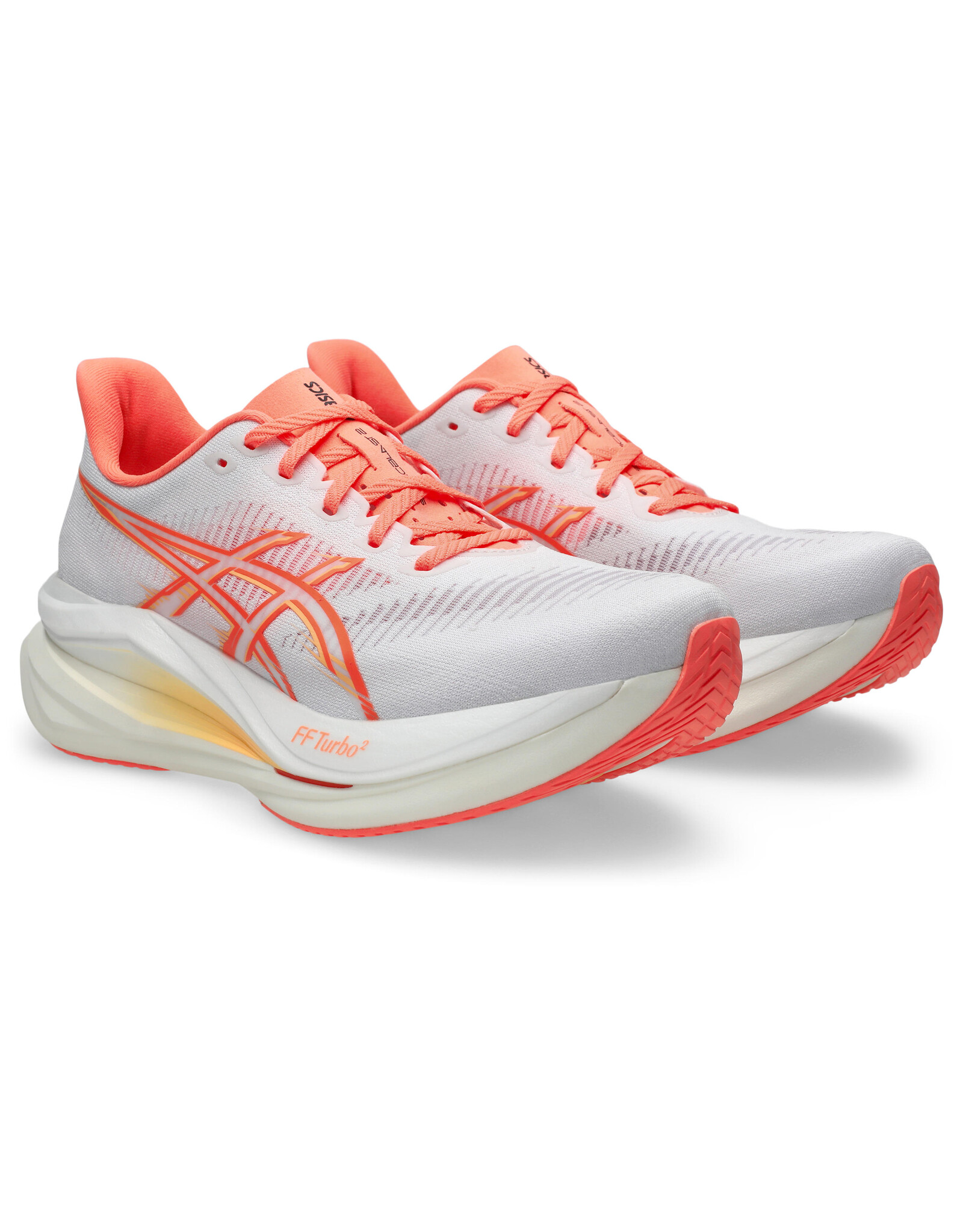 Asics SONICBLAST 2-Dames-WHITE/SUN CORAL