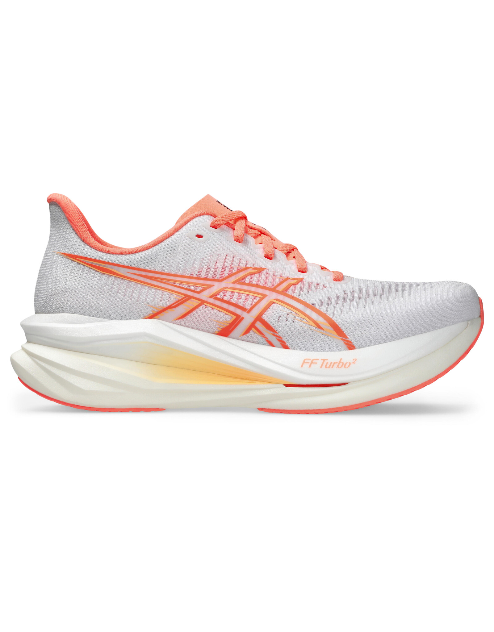 Asics SONICBLAST 2-Dames-WHITE/SUN CORAL