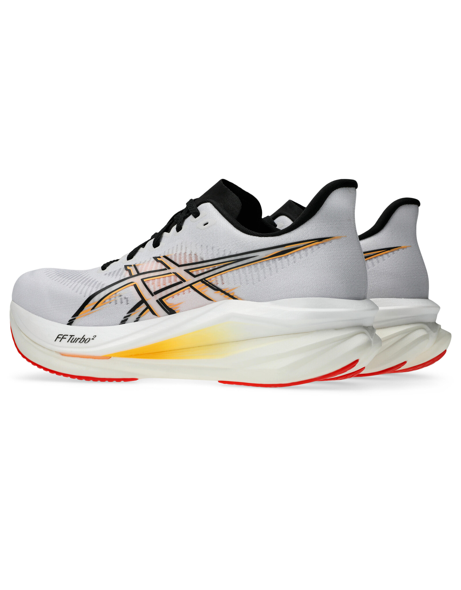 Asics SONICBLAST 2-Heren-WHITE/STADIUM ORANGE