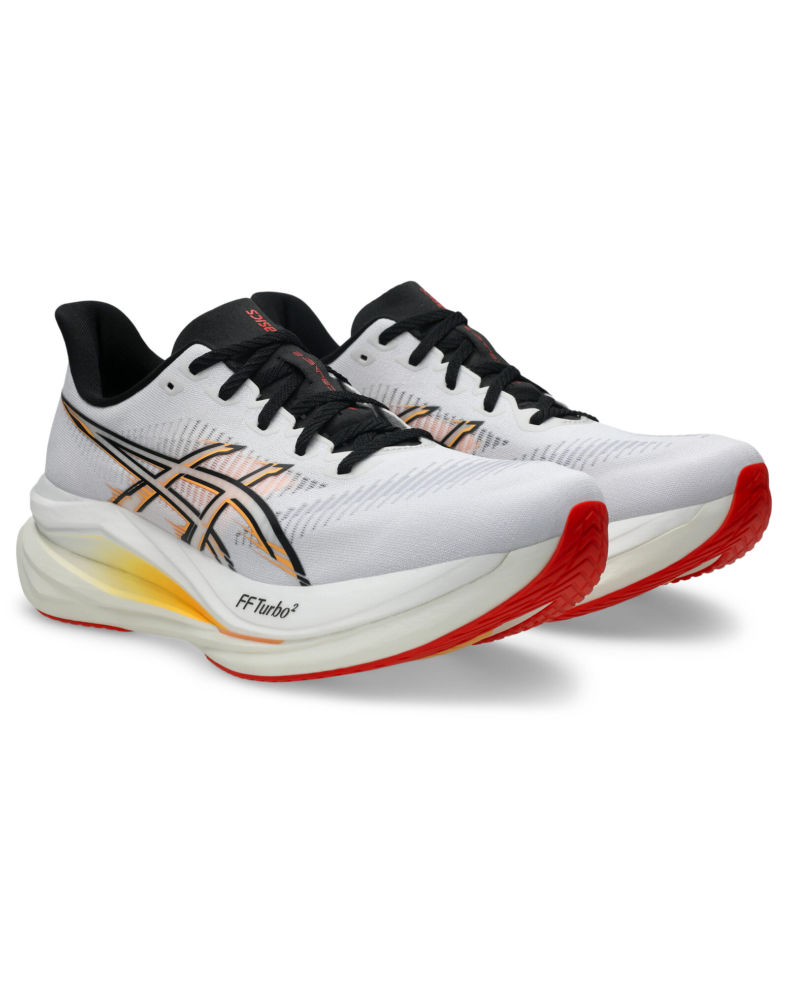 Asics SONICBLAST 2-Heren-WHITE/STADIUM ORANGE