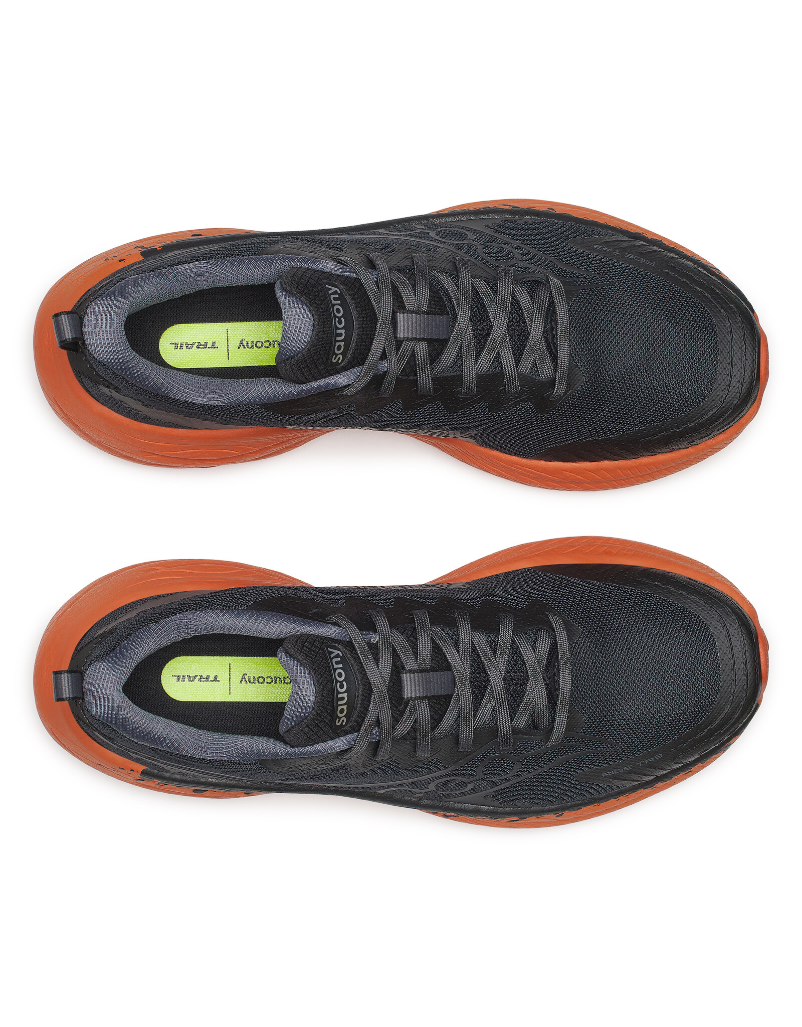 Saucony RIDE TR3-Heren-BLACK/RUST