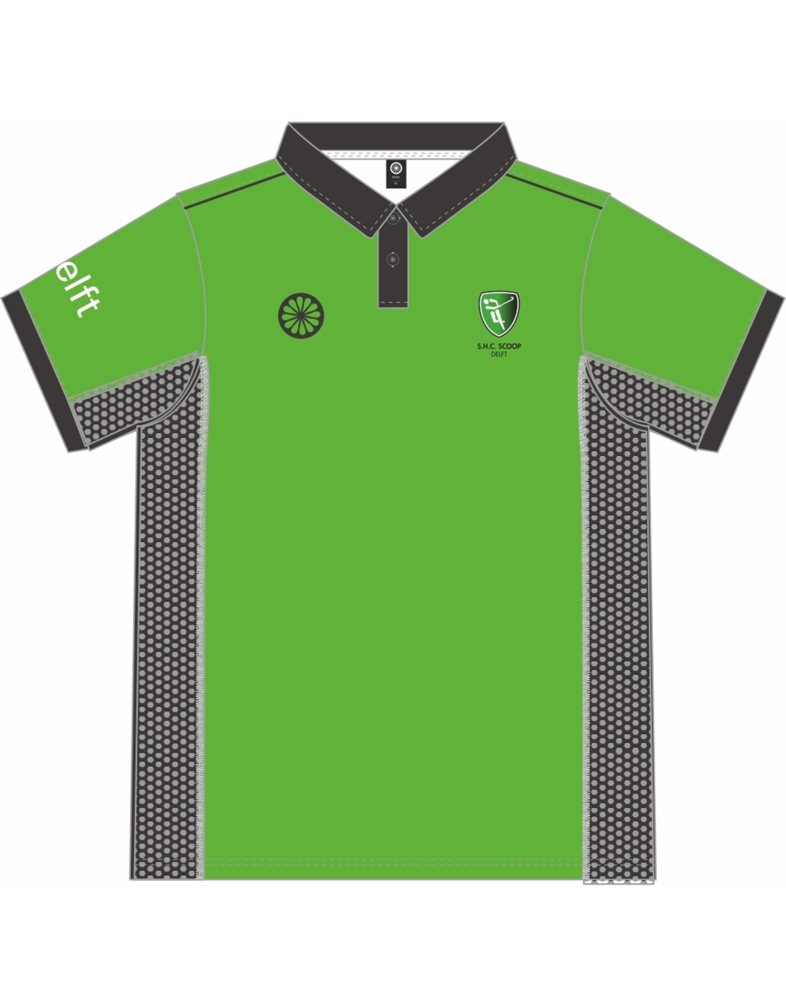 The Indian Maharadja Men Tech Tee Scoop-grn