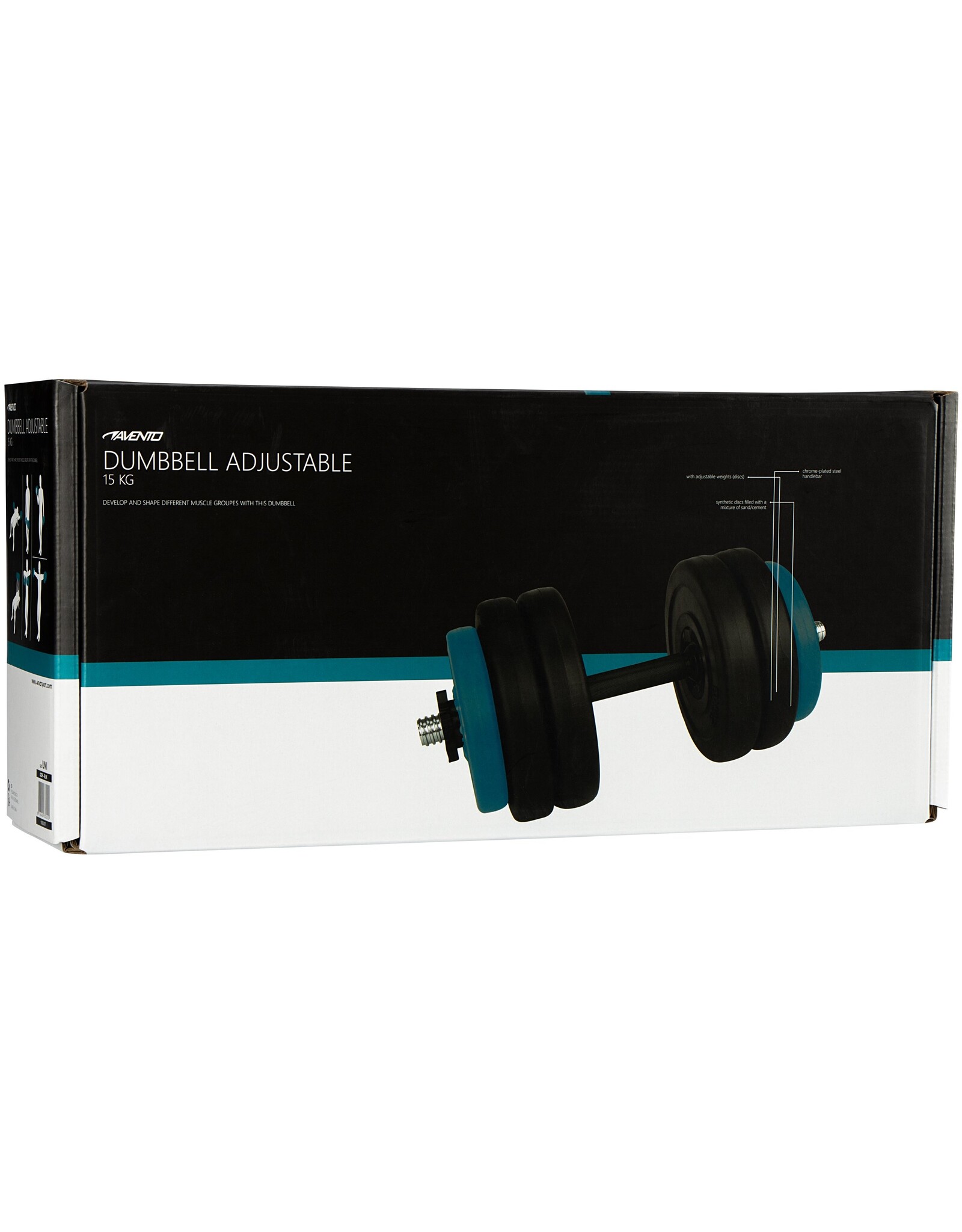 Avento Halter Verstelbaar Kunststof • 15 kg •