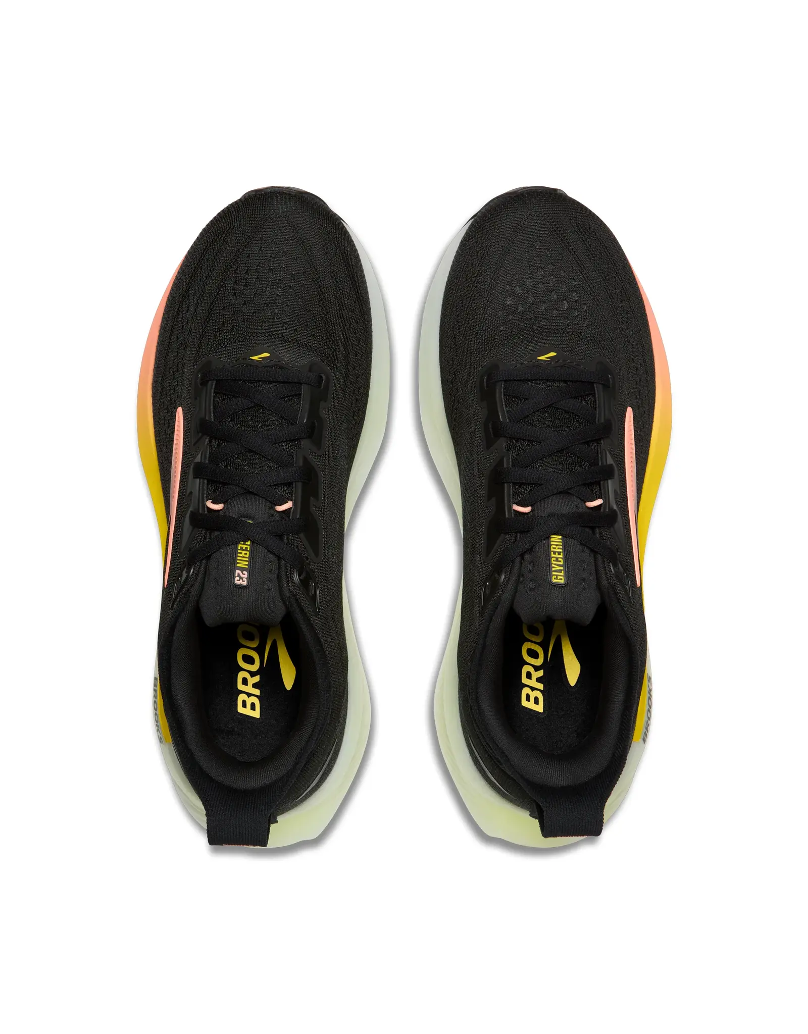 Brooks Glycerin 23-Dames-Black/Peach/Nightlife