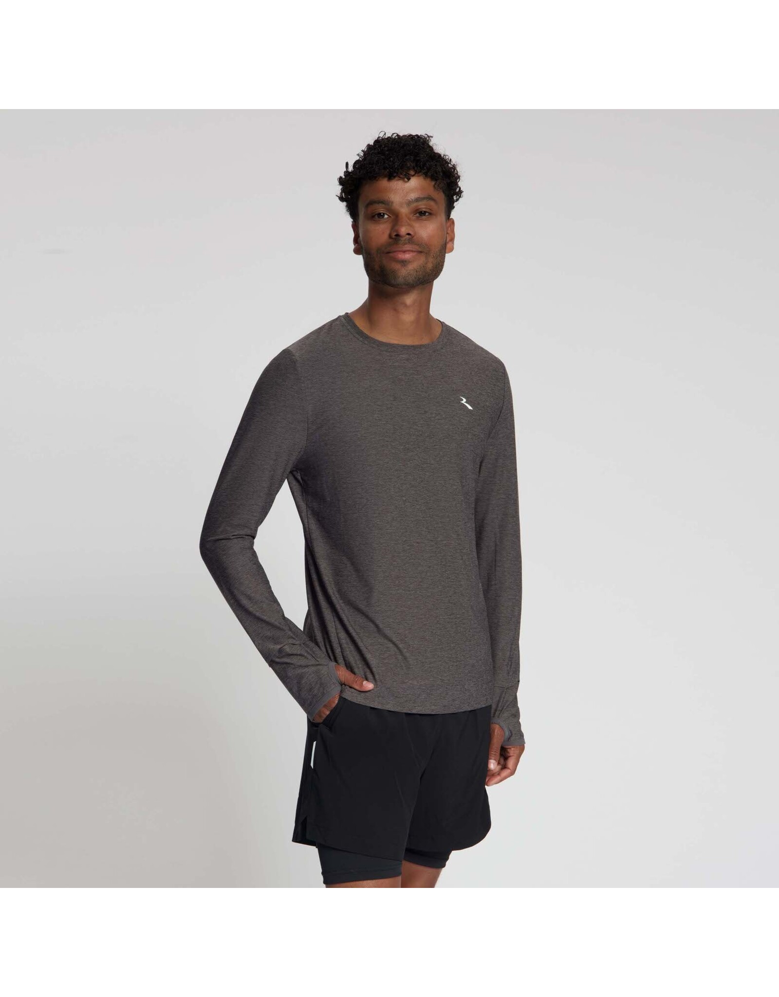 Rogelli Running T-shirt LM Essential Plum Kitten
