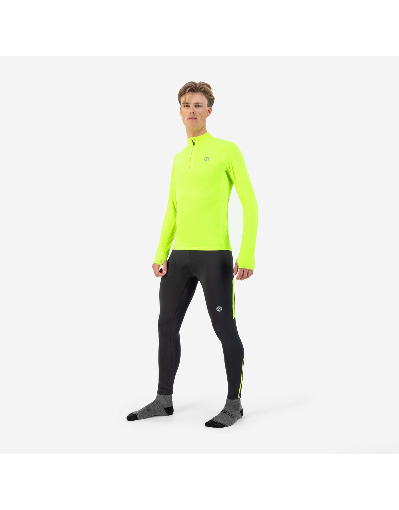 Rogelli Core- Top L/S-fluor yellow