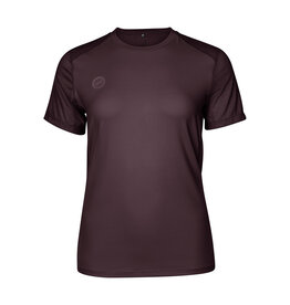 The Indian Maharadja Women dry touch round neck tee-dark berry