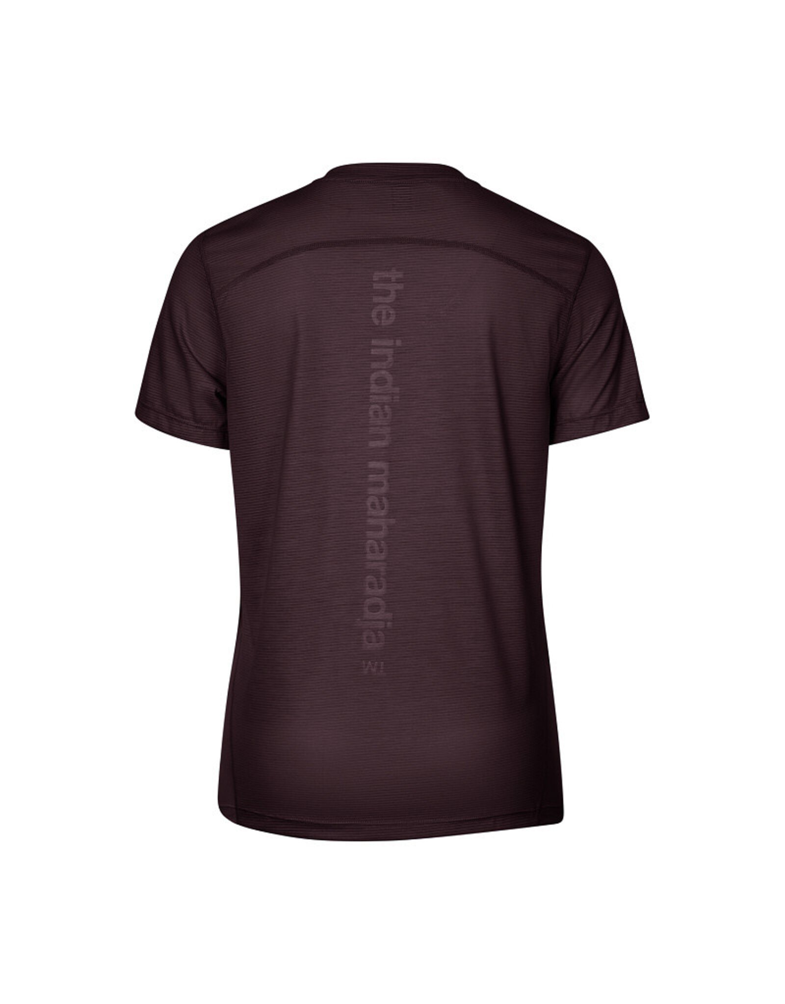 The Indian Maharadja Women dry touch round neck tee-dark berry