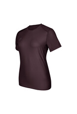The Indian Maharadja Women dry touch round neck tee-dark berry