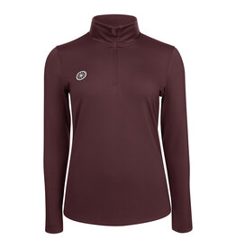 The Indian Maharadja Women performance half zip-dark berry