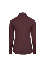 The Indian Maharadja Women performance half zip-dark berry