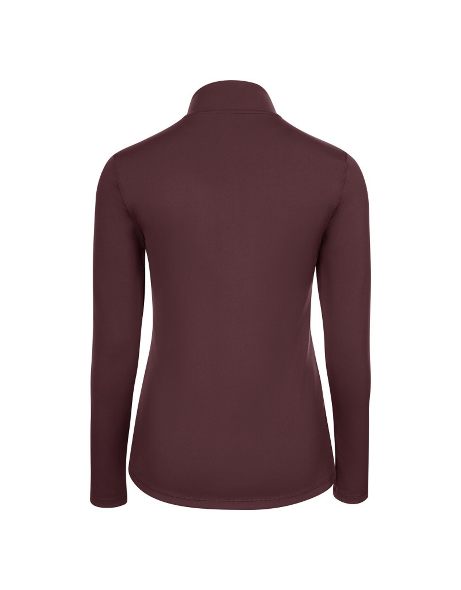 The Indian Maharadja Women performance half zip-dark berry