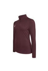 The Indian Maharadja Women performance half zip-dark berry