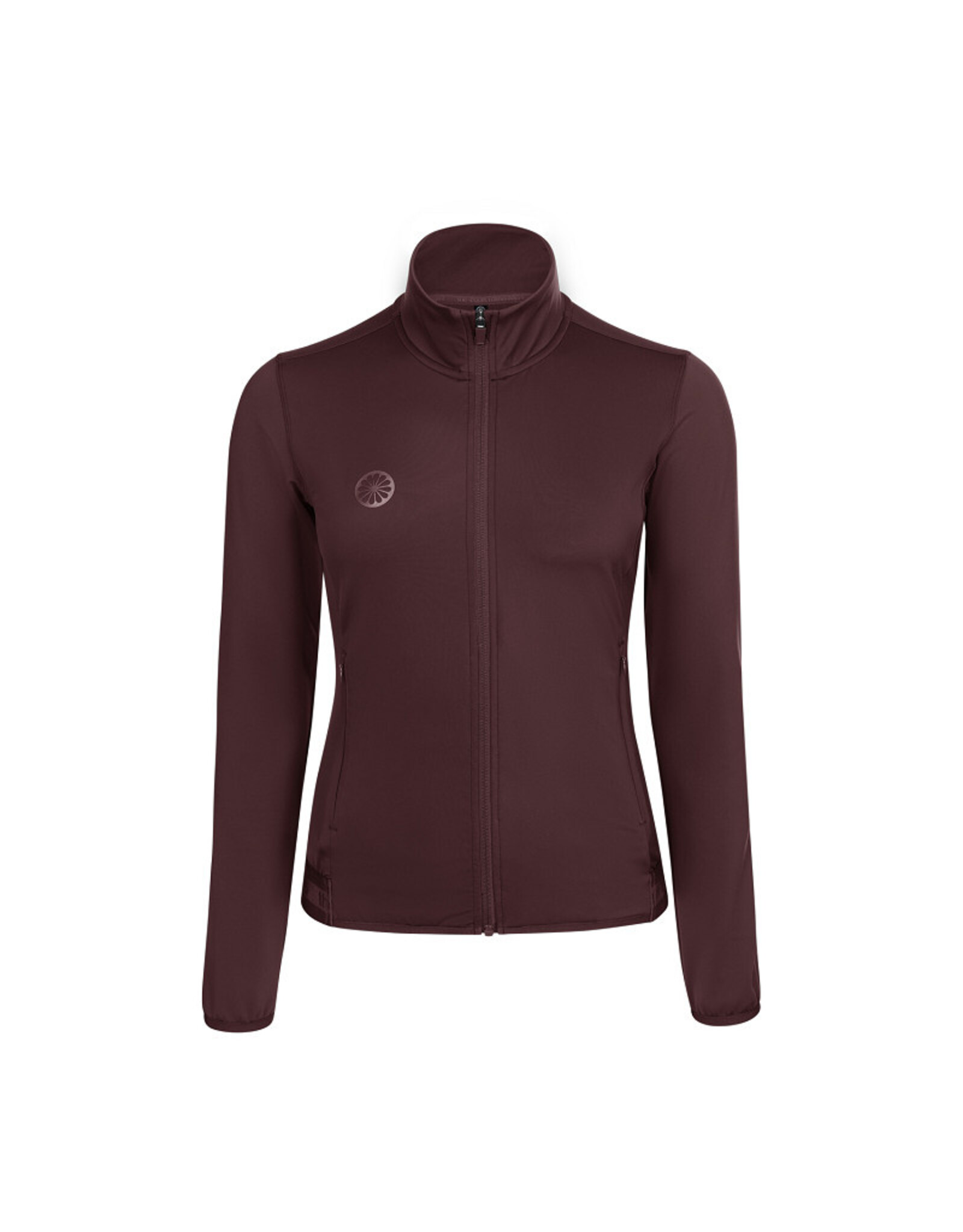 The Indian Maharadja Women performance full zip-dark berry