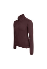 The Indian Maharadja Women performance full zip-dark berry