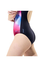 Speedo PRINT MEDALIST 1P BLA/PIN