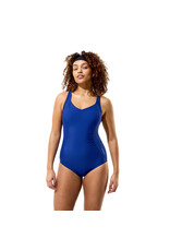Speedo SHIRRED SWIMSUIT BLU