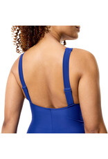 Speedo SHIRRED SWIMSUIT BLU