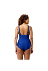 Speedo SHIRRED SWIMSUIT BLU