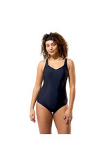 Speedo SHIRRED SWIMSUIT BLA