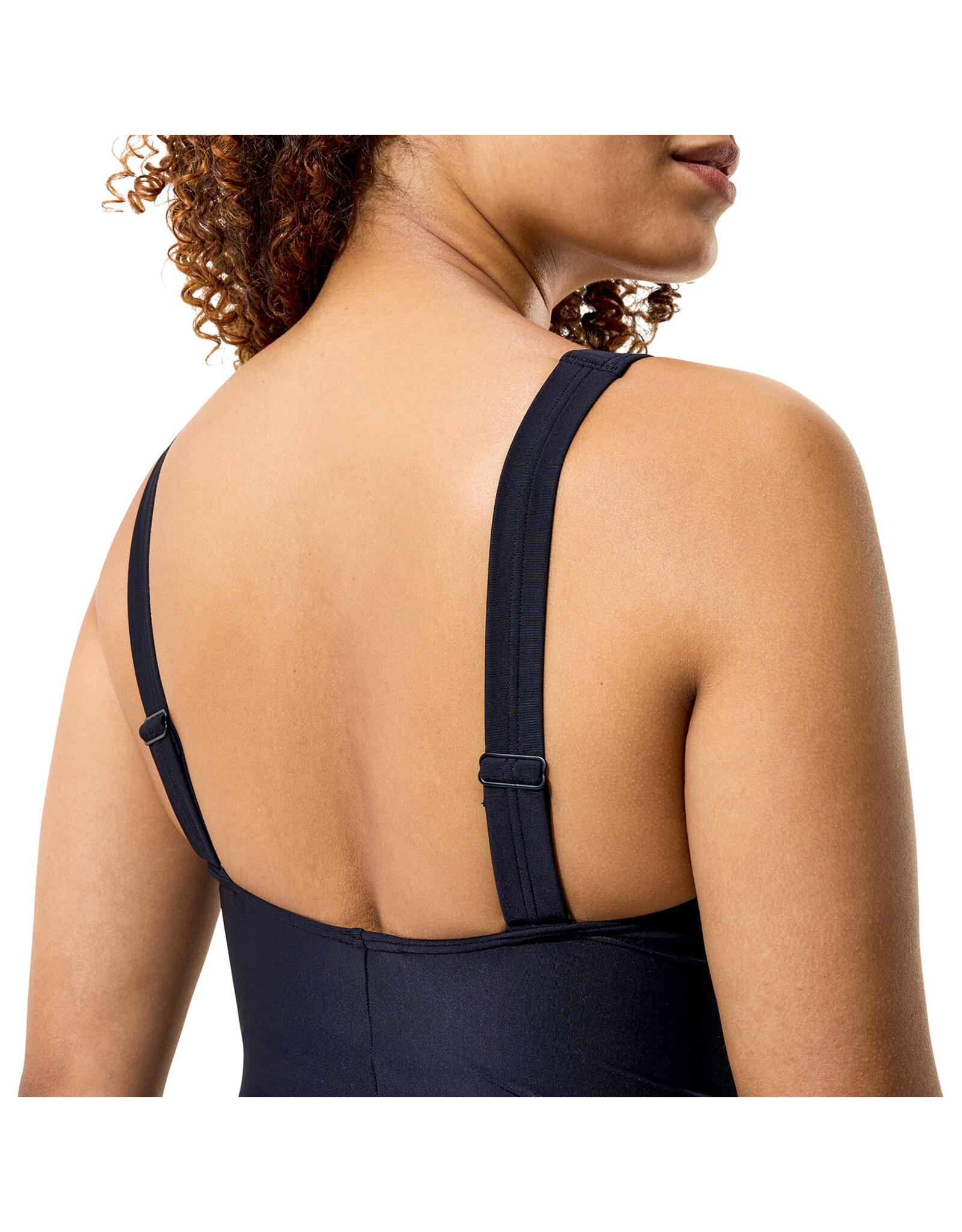 Speedo SHIRRED SWIMSUIT BLA