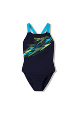 Speedo MEDLEY LOGO MEDALIST 1P BLA/GRN
