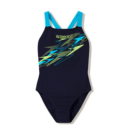 Speedo MEDLEY LOGO MEDALIST 1P BLA/GRN