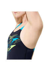 Speedo MEDLEY LOGO MEDALIST 1P BLA/GRN