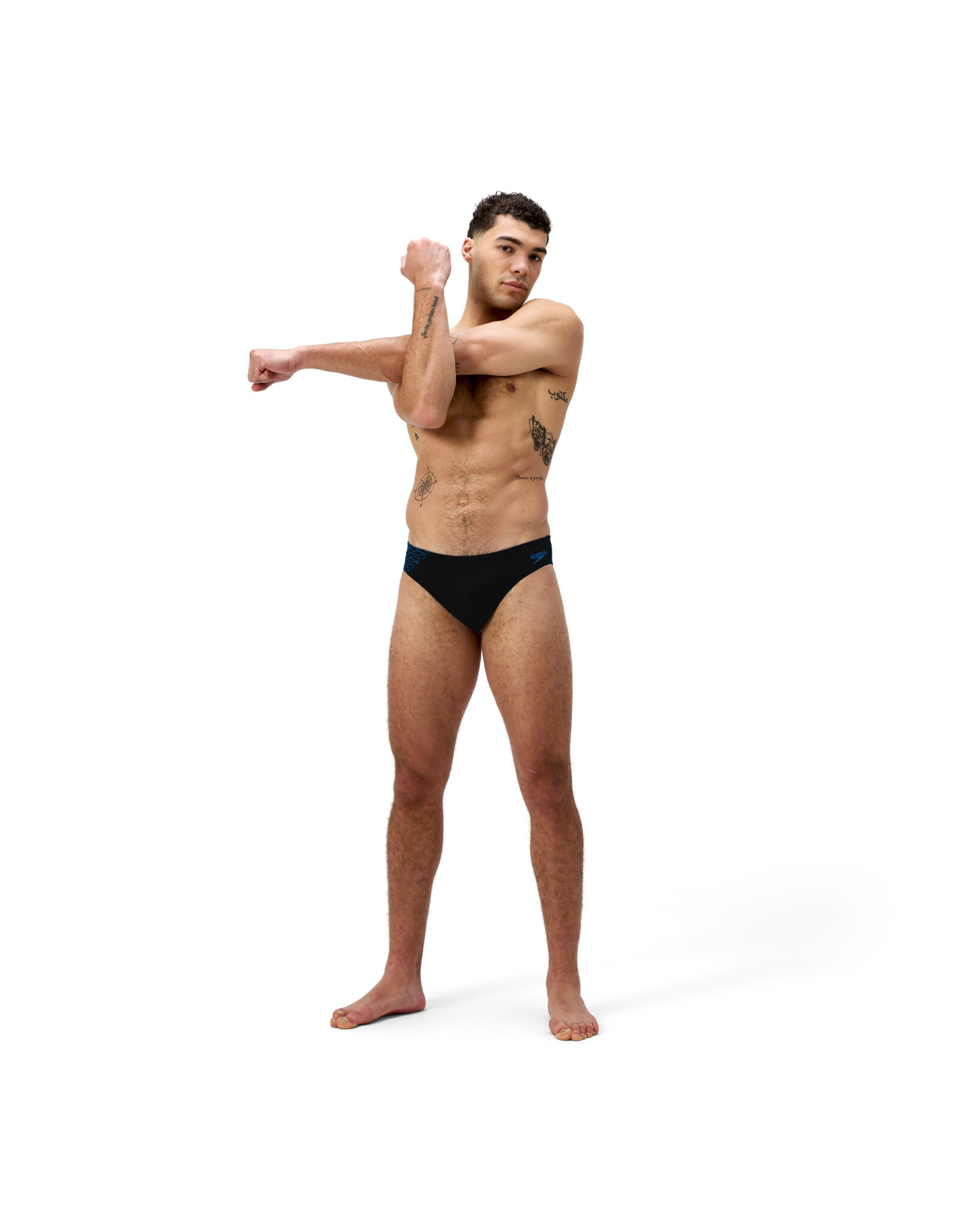 Speedo END+ TECH PANEL 7CM BRIEF BLA/BLU